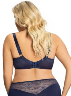 Gorsenia K357 Blanca Bügel BH Dame Dessous Spitze Geblümt Regulierbar Setteil EU, Dunkelblau, 90E -Günstiges Mode Wucht Geschäft 424f67ceb1e3eed5ea23b7ca14b44a14