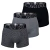 HOM Herren Trunks, 3er Pack - Bruce #2, Boxer Briefs, Baumwolle, Einfarbig Schwarz/Dunkelgrau/Hellgrau XL -Günstiges Mode Wucht Geschäft 4442b23f5cf63184e954dd9edc42d44b
