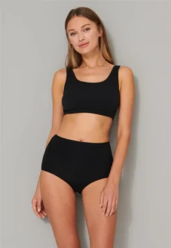 SCHIESSER Damen Slip 2er Pack - Maxi, Unterhose, Baumwolle Stretch 95/5, Uni Schwarz XL -Günstiges Mode Wucht Geschäft 44d3c4014f7302182dea3d6ed1672e88