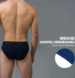 Burnell & Son 6er Pack - Basic Slip / Unterhose Perfekte Passform, Extra Elastischer Bund, Doppelvernähung Im Hüftbereich -Günstiges Mode Wucht Geschäft 455421255613d8ac66311d1b1216c2ae
