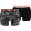 PUMA MEN CAMO BOXER 2P Black / Grey Melange L -Günstiges Mode Wucht Geschäft 457f0d45bba849a92443a58194a52237