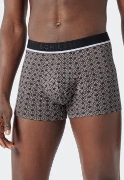 Schiesser 3er Pack 95/5 Organic Baumwolle Retro Short / Pant Sportlicher Logo-Webgummibund, Angenehm Weich Und Formstabil, Elastische Single-Jersey-Qualität -Günstiges Mode Wucht Geschäft 499ba146d09c2a6e208226b830ebc508