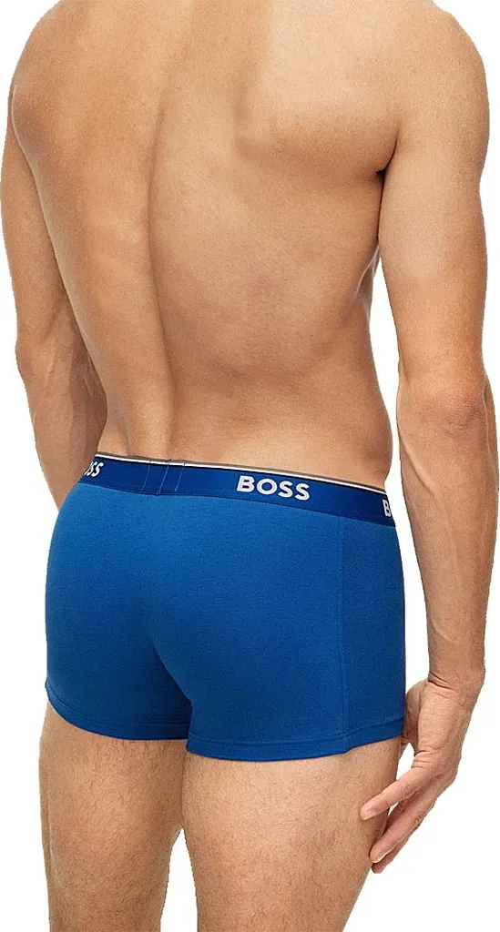 Hugo Boss BOSS Herren Boxershorts Trunk Unterhosen Baumwolle Stretch 3er Pack L 1xRot/Blau/Schwarz 5 Hugo Boss BOSS Herren Boxershorts Trunk Unterhosen Baumwolle Stretch 3er Pack L 1xRot/Blau/Schwarz – Bild 3