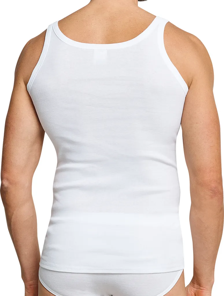 Schiesser 4er Pack Baumwolle Essentials Feinripp Unterhemd / Tanktop Besonders Strapazierfähig Und Langlebig, Hoher Tragekomfort, In Hochwertiger, Bequemer Feinripp-Qualität 5 Schiesser 4er Pack Baumwolle Essentials Feinripp Unterhemd / Tanktop Besonders Strapazierfähig Und Langlebig, Hoher Tragekomfort, In Hochwertiger, Bequemer Feinripp-Qualität – Bild 3