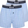 HUGO BOSS Zweier-Pack Pyjama-Shorts Webboxer Aus Baumwolle Mit Logo Am Bund 471 Hellblau/Bund Navy XXL 1 HUGO BOSS Zweier-Pack Pyjama-Shorts Webboxer Aus Baumwolle Mit Logo Am Bund 471 Hellblau/Bund Navy XXL -Günstiges Mode Wucht Geschäft 514ebf8876ae12e2e0fa6d0244a29b34
