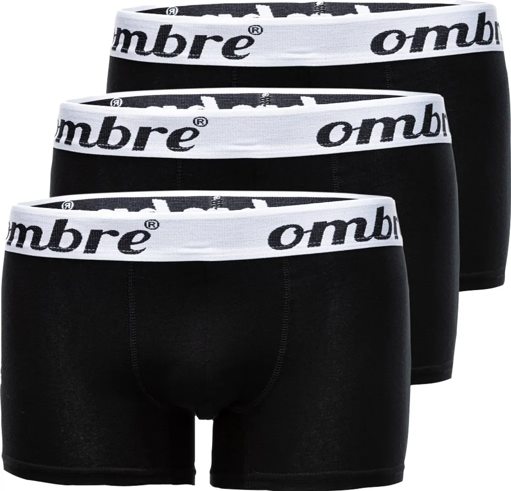 OMBRE HERREN BOXERSHORTS Bunt 3-PAK UNTERWÄSCHE UNTERHOSEN 95% BAUMWOLLE M-XXL U159 Schwarz L 3 OMBRE HERREN BOXERSHORTS Bunt 3-PAK UNTERWÄSCHE UNTERHOSEN 95% BAUMWOLLE M-XXL U159 Schwarz L