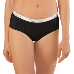 6er-Set Damen-Panties Mit Pfiffigem Designer-Bündchen, Größe:S, Farbe:2x Schwarz/2x Weiß/2x Rosa -Günstiges Mode Wucht Geschäft 53b92e7e713a179859d14eb987d0f654