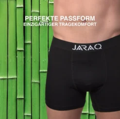 JARAQ Bambus Boxershorts Herren 6er Pack Perfekte Passform Unterhosen Für Männer S - 4XL Schwarz, Boxer Größe:L -Günstiges Mode Wucht Geschäft 5686ea3e1907415387e8a656996633ba