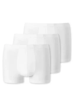 Schiesser Herren 3PACK Shorts UNCOVER Weiss L