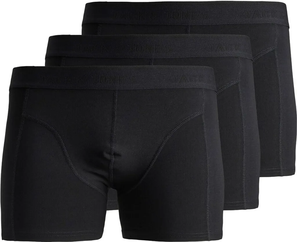 JACK & JONES 3er-Pack Schwarze Boxershorts Für Herren 13 JACK & JONES 3er-Pack Schwarze Boxershorts Für Herren – Bild 11