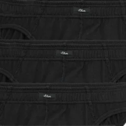 S.Oliver Herren Slips, 7er Pack - Slipdose, Baumwolle, Einfarbig Schwarz L -Günstiges Mode Wucht Geschäft 5cd90ef1ebe8d81e712f7c5ff3c832c0