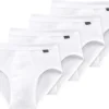 Schiesser 4er Pack Baumwolle Essentials Feinripp Slip / Unterhose Mit Komfortablem Softbund Und Eingriff, In Hochwertiger, Bequemer Feinripp-Qualität, Besonders Strapazierfähig Und Langlebig