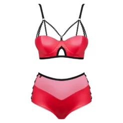 Obsessive Leatheria Set Rot Größe: S/M -Günstiges Mode Wucht Geschäft 5d2859145a3d94b53469c96c4e75c529