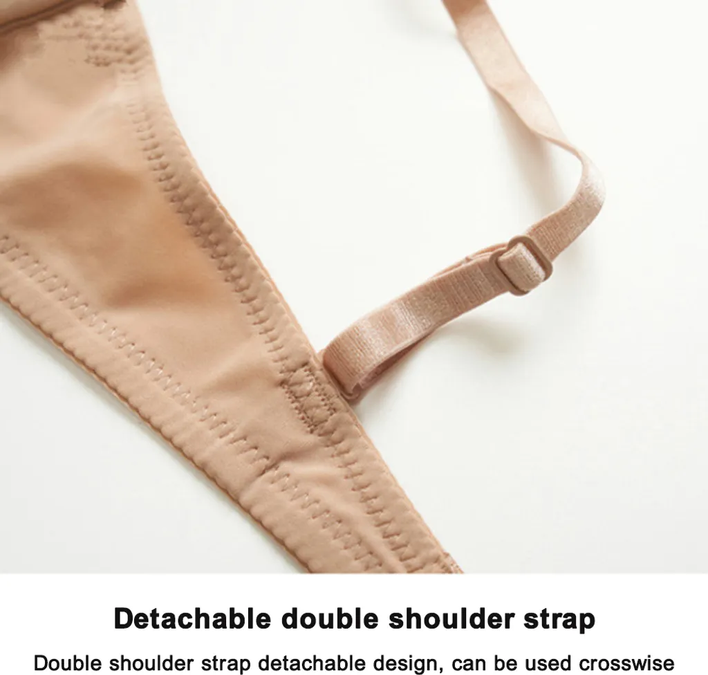 Damen Tief U Multi-Way Convertible Plunge Bra Criss Cross Low Back Neckholder,Skin Color,75D 8 Damen Tief U Multi-Way Convertible Plunge Bra Criss Cross Low Back Neckholder,Skin Color,75D – Bild 6