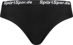 M SPSP-33|SportSpar.de "Sparhöschen" Damen String Tanga Schwarz