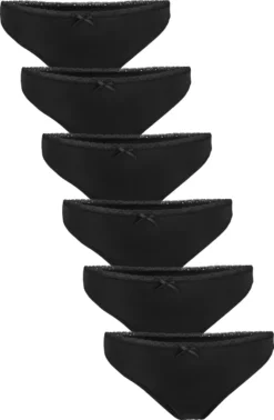 Fabio Farini - 6er Pack Damen Strings (aus Polyamid)