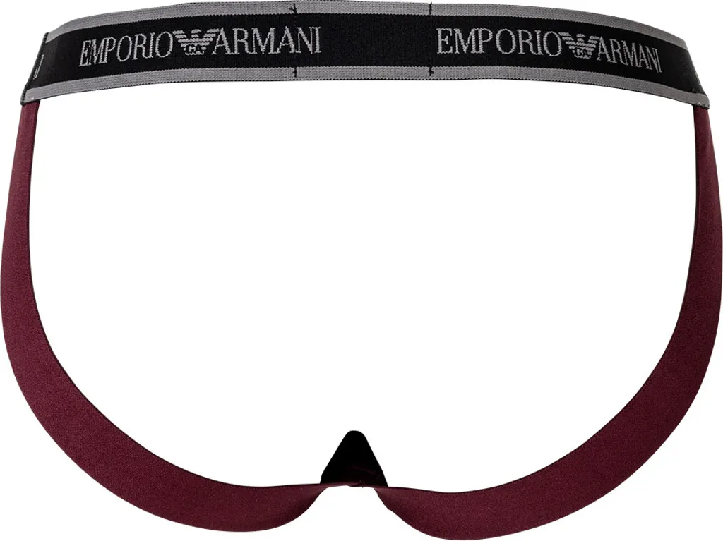 EMPORIO ARMANI Herren Jockstrap, 2er Pack - Jocks, Tanga Slip, Stretch Baumwolle Schwarz/Rot M 5 EMPORIO ARMANI Herren Jockstrap, 2er Pack - Jocks, Tanga Slip, Stretch Baumwolle Schwarz/Rot M – Bild 3