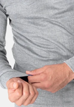 Thermounterhemd Herren 3er Pack | Thermo Unterhemd Mit Innenfleece | 3 Stück Langarm Thermohemden - Grau - 8/XXL -Günstiges Mode Wucht Geschäft 6762b5d701075f2086e49e9a3dd3b0f0