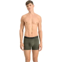 PUMA MEN SPACEDYE STRIPE BOXER 2Pgreen Combo M -Günstiges Mode Wucht Geschäft 6770b779feec81940abe126960f12fe5