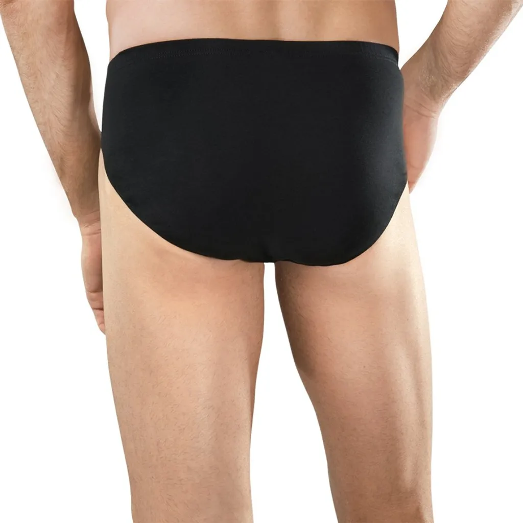 SCHIESSER Essential Herren Slips Supermini 3er Pack Uni Schwarz Größe 6 (Gr. L) 8 SCHIESSER Essential Herren Slips Supermini 3er Pack Uni Schwarz Größe 6 (Gr. L) – Bild 6