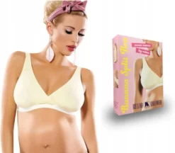 Still Bh LILLY Baumwolle Stillende Mütter Schwangere Frauen Ohne Bügel Banana XXL