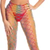 Netz Leggings Und Top - Regenbogenfarben -Günstiges Mode Wucht Geschäft 69ec64bcca355a518eb2958dda343ea5