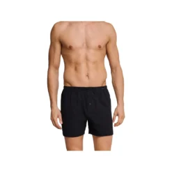 SCHIESSER Herren Boxershorts 2er Pack - Shorts, Single Jersey, Unifarbig, S-4XL Schwarz/Blau L -Günstiges Mode Wucht Geschäft 6b5c122e3465e2c30d2cb2c337534d3a