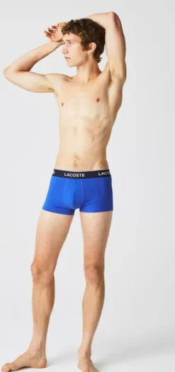 Lacoste 3er Pack Unterhosen Casual Baumwolle Stretch Boxer Navy Blau Grau -Günstiges Mode Wucht Geschäft 6b9cab74ce0e4f7cd632a51be049d345