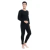 Atmungsaktives Sport-Ski-Thermo-Unterwäsche-Set Nahtlos: Langarm-Oberteil + Langes Höschen,Black Male,XL -Günstiges Mode Wucht Geschäft 6bdb91c0edc1dfd902da0610e2b26cd1