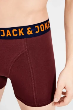 JACK & JONES - 3er Pack Herren Boxer Shorts In Allen Größen, Größe:XL, Farbe:3er Pack Jaclichfield