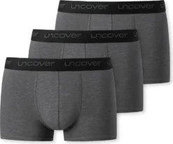 Schiesser Herren 3PACK Shorts UNCOVER Baumwolle Funct L