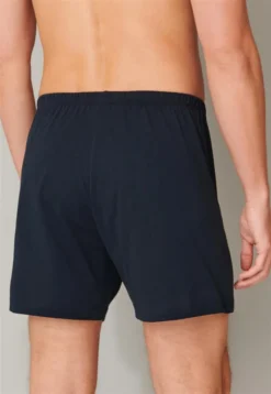 SCHIESSER Herren Boxershorts 2er Pack - Shorts, Single Jersey, Unifarbig, S-4XL Schwarz/Blau L -Günstiges Mode Wucht Geschäft 7040903d66ca41060c4a489ef70d8f5c