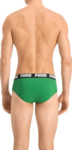 PUMA Herren Slips - Basic Brief, Everyday, 2er Pack Grün M -Günstiges Mode Wucht Geschäft 71edcbb9355c4e6493763ad41018cbb9