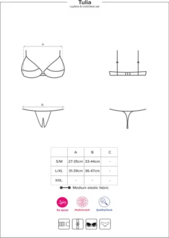 Obsessive Tulia Eleganter BH Set Mit Offener Hintern 2 Teilig -Günstiges Mode Wucht Geschäft 72616c911e00a5ebed051e0a0fb2cfc4