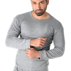 Thermounterhemd Herren 3er Pack | Thermo Unterhemd Mit Innenfleece | 3 Stück Langarm Thermohemden - Grau - 8/XXL -Günstiges Mode Wucht Geschäft 745ba58f67c6aa2836a910f670bfa0a7