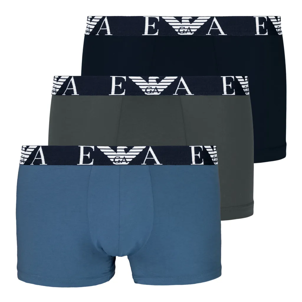 Emporio Armani Herren 3 Packungsstämme, Mehrfarbig XL 14 Emporio Armani Herren 3 Packungsstämme, Mehrfarbig XL – Bild 12
