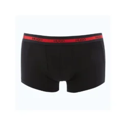 Hugo Boss HUGO Herren Boxer Shorts, 2er Pack - Trunks, Logobund, Baumwolle Stretch Rot/Schwarz L -Günstiges Mode Wucht Geschäft 7930f1a31b2fc067e25628ffbfc6f2da
