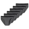 Uncover By Schiesser 6er Pack Basic Rio Slip / Unterhose Elastikbund Aus Webgummi Mit Logo, Hochwertig Verarbeitet, Bequemes Tragegefühl