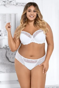 AVA Damen Bügel BH Dessous Mit Spitze Teilgepolstert Große Brüste Unterwäsche 1030, Farbe:Weiß, BH Unterbrustumfang:70, BH Cup Größe:G -Günstiges Mode Wucht Geschäft 7c0c3870506d94971087e39cdf6776bc