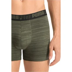 PUMA MEN SPACEDYE STRIPE BOXER 2Pgreen Combo M -Günstiges Mode Wucht Geschäft 7cad5e32c38f849c21071cfef4152a4b