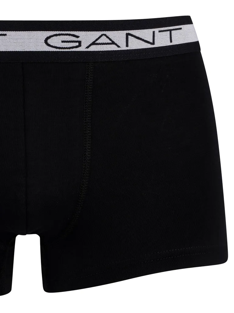 GANT Herren 5 Pack Basic Trunks, Schwarz L 7 GANT Herren 5 Pack Basic Trunks, Schwarz L – Bild 5