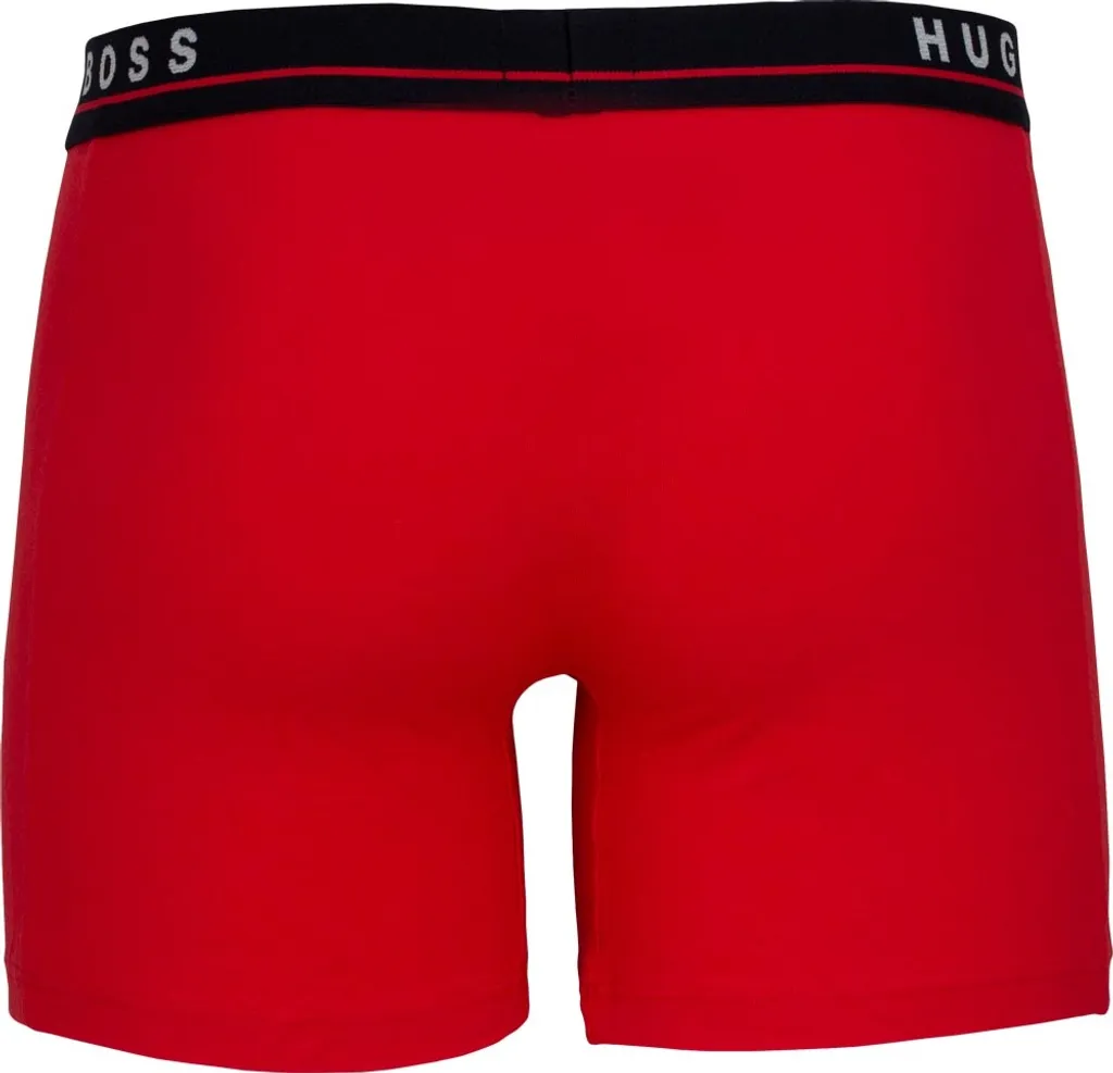 HUGO BOSS Herren Boxer Briefs - Logobund, Baumwolle Stretch, 3er Pack Rot/Blau/Braun L 5 HUGO BOSS Herren Boxer Briefs - Logobund, Baumwolle Stretch, 3er Pack Rot/Blau/Braun L – Bild 3
