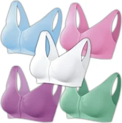 SLIMmaxx 5er BH-Sets Gr. L Super-BH Mit Reißverschluss Damen Dessous