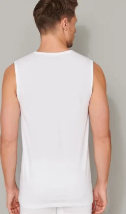 Schiesser 2er-Pack - 95/5 - Organic Baumwolle Unterhemd / Tanktop Tiefer V-Aussschnitt, Perfekter Sitz, Elastische Single-Jersey Qualität -Günstiges Mode Wucht Geschäft 85fad16d44bdb99d4b366ea2a4eaabf2