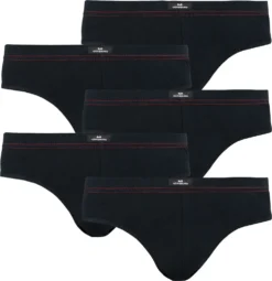 Götzburg Herren Briefs 5er Pack - Single Jersey, Unterwäsche Set, Baumwolle Stretch Schwarz XL -Günstiges Mode Wucht Geschäft 888d324815208ac9a63890769bd3e2a5