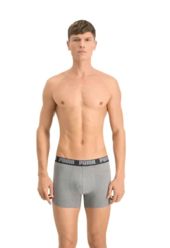 PUMA BASIC BOXER 2P Dark Grey Melange/black L -Günstiges Mode Wucht Geschäft 88b01311fdba8818b08e6339845ea4d4