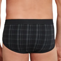 Schiesser 4er Pack Original Classics Feinripp Slip / Unterhose Kontrastfarbenes Karomuster, Komfortabler Softbund Mit Seitlichem, Gewebtem Logo, Angenehm Weiche Feinripp-Qualität -Günstiges Mode Wucht Geschäft 88b55df429dfe74c50681db13ccbd916