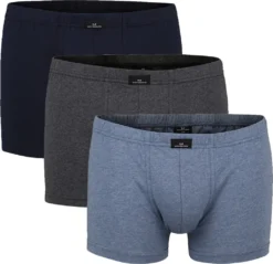 Götzburg Herren Pants 3er Pack - Single Jersey, Unterwäsche Set, Baumwolle Stretch Blau/Grau XXL -Günstiges Mode Wucht Geschäft 8de60ae5a50104b49f7ca4dd5e4fafbb