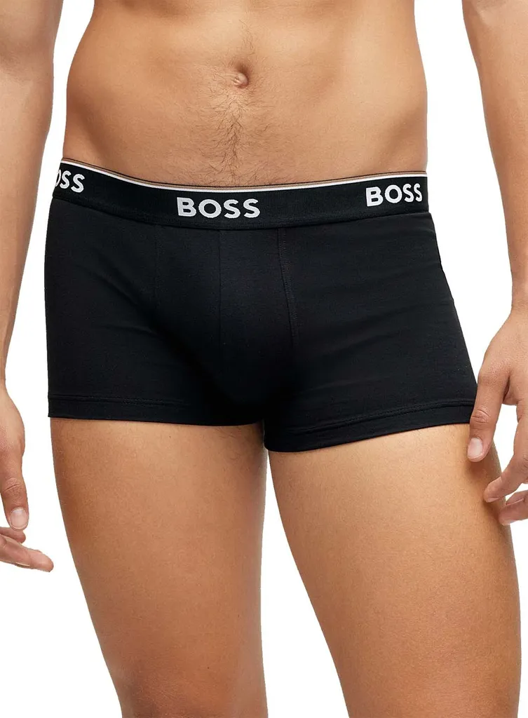 Hugo Boss BOSS Herren Boxershorts Trunk Unterhosen Baumwolle Stretch 3er Pack L 1xHellgrau/Grau/Schwarz 7 Hugo Boss BOSS Herren Boxershorts Trunk Unterhosen Baumwolle Stretch 3er Pack L 1xHellgrau/Grau/Schwarz – Bild 5