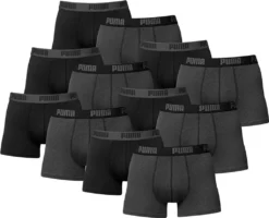 PUMA BASIC BOXER 2P Dark Grey Melange/black L -Günstiges Mode Wucht Geschäft 90f1b309b01fdfaa938e5e2423ae942b